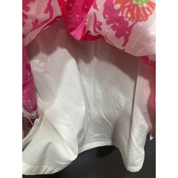 Lilly Pulitzer "Eryn Dress" Hotty Pink Cherry Begonias Size 8 NWT $198 Value - Picture 11 of 15